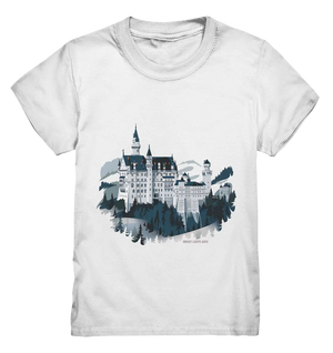 Winterliches Schloss – Majestät in Schnee und Stil - Kids Premium Shirt Bright Lights Arts