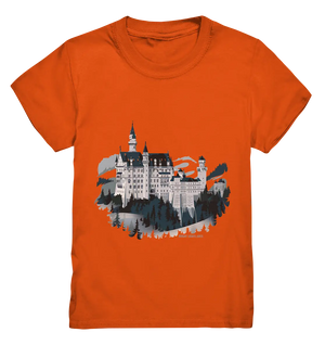 Winterliches Schloss – Majestät in Schnee und Stil - Kids Premium Shirt Bright Lights Arts