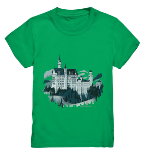 Winterliches Schloss – Majestät in Schnee und Stil - Kids Premium Shirt Bright Lights Arts