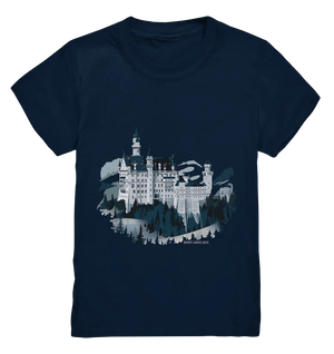 Winterliches Schloss – Majestät in Schnee und Stil - Kids Premium Shirt Bright Lights Arts