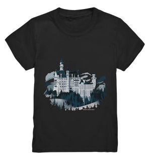 Winterliches Schloss – Majestät in Schnee und Stil - Kids Premium Shirt Bright Lights Arts
