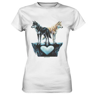 Wolfsfreunde – Yin & Yang - Ladies Premium Shirt Bright Lights Arts