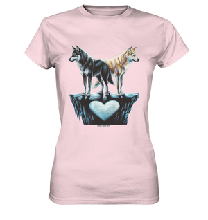 Wolfsfreunde – Yin & Yang - Ladies Premium Shirt Bright Lights Arts