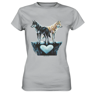 Wolfsfreunde – Yin & Yang - Ladies Premium Shirt Bright Lights Arts