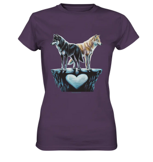 Wolfsfreunde – Yin & Yang - Ladies Premium Shirt Bright Lights Arts