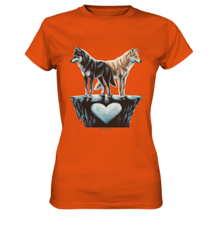 Wolfsfreunde – Yin & Yang - Ladies Premium Shirt Bright Lights Arts