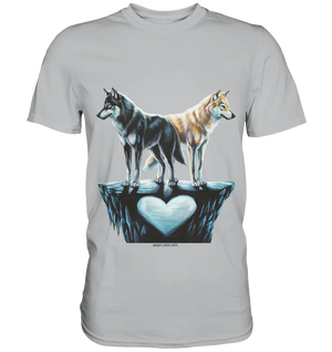 Wolfsfreunde – Yin & Yang - Premium Shirt Bright Lights Arts