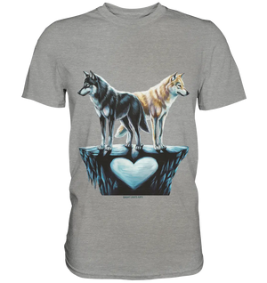 Wolfsfreunde – Yin & Yang - Premium Shirt Bright Lights Arts