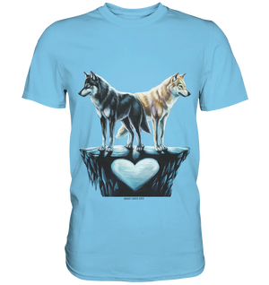 Wolfsfreunde – Yin & Yang - Premium Shirt Bright Lights Arts