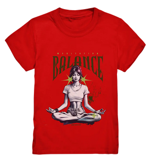 Yoga - Meditation Balance - Wellness & Harmonie - Kids Premium Shirt Bright Lights Arts