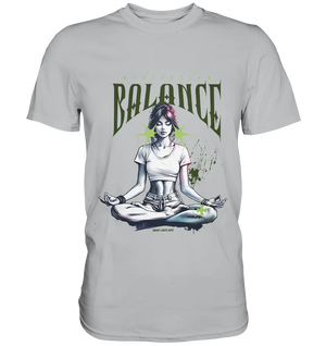 Yoga - Meditation Balance - Wellness & Harmonie - Premium Shirt Bright Lights Arts