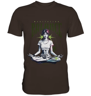 Yoga - Meditation Balance - Wellness & Harmonie - Premium Shirt Bright Lights Arts