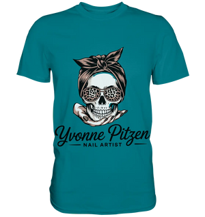 Yvonne Pitze Nailartist Logo - Premium Shirt - Bright Lights Arts