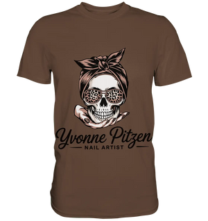 Yvonne Pitze Nailartist Logo - Premium Shirt - Bright Lights Arts