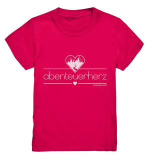 abenteuerherz – Minimalistisches Design für Natur- und Abenteuerliebhaber - Kids Premium Shirt Bright Lights Arts