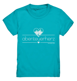 abenteuerherz – Minimalistisches Design für Natur- und Abenteuerliebhaber - Kids Premium Shirt Bright Lights Arts