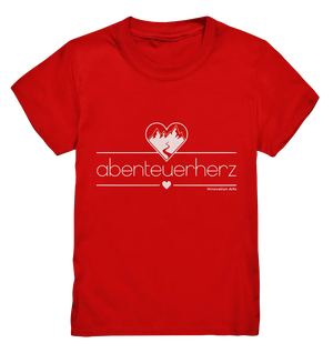 abenteuerherz – Minimalistisches Design für Natur- und Abenteuerliebhaber - Kids Premium Shirt Bright Lights Arts