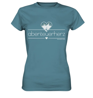 abenteuerherz – Minimalistisches Design für Natur- und Abenteuerliebhaber - Ladies Premium Shirt Bright Lights Arts