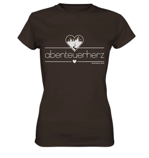 abenteuerherz – Minimalistisches Design für Natur- und Abenteuerliebhaber - Ladies Premium Shirt Bright Lights Arts