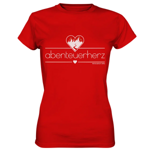 abenteuerherz – Minimalistisches Design für Natur- und Abenteuerliebhaber - Ladies Premium Shirt Bright Lights Arts