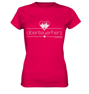 abenteuerherz – Minimalistisches Design für Natur- und Abenteuerliebhaber - Ladies Premium Shirt Bright Lights Arts