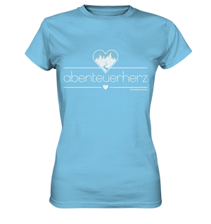 abenteuerherz – Minimalistisches Design für Natur- und Abenteuerliebhaber - Ladies Premium Shirt Bright Lights Arts