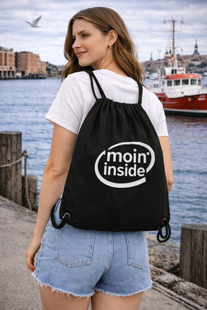 Gym Bag mit MOIN INSIDE von Bright Light Arts im urbanen Lifestyle-Look