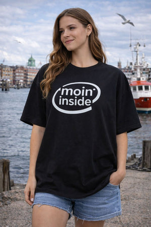 Oversized Shirt mit MOIN INSIDE von Bright Light Arts im urbanen Lifestyle-Look
