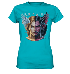 Dualität in uns – Engel & Dämon im Gleichgewicht ???????? - Ladies Premium Shirt - Bright Lights Arts