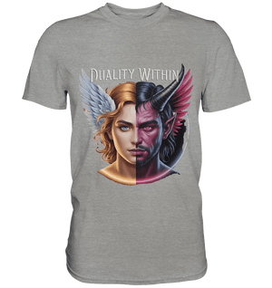 Dualität in uns – Engel & Dämon im Gleichgewicht ???????? - Premium Shirt - Bright Lights Arts