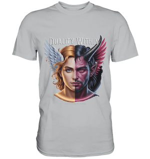 Dualität in uns – Engel & Dämon im Gleichgewicht ???????? - Premium Shirt - Bright Lights Arts