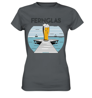 fernglas - Biergenuss am Steg - Ladies Premium Shirt Bright Lights Arts