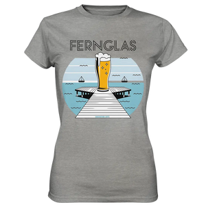 fernglas - Biergenuss am Steg - Ladies Premium Shirt Bright Lights Arts