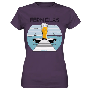 fernglas - Biergenuss am Steg - Ladies Premium Shirt Bright Lights Arts