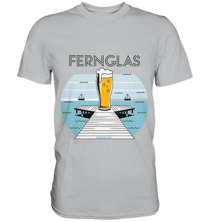 fernglas - Biergenuss am Steg - Premium Shirt Bright Lights Arts