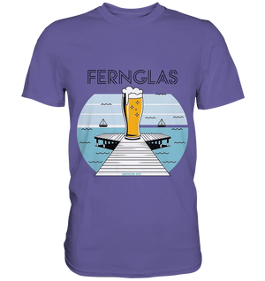 fernglas - Biergenuss am Steg - Premium Shirt Bright Lights Arts