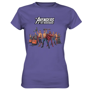 Lagerhelden – Humorvolle und kreative Teamwork Kunst - Ladies Premium Shirt - Bright Lights Arts