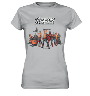 Lagerhelden – Humorvolle und kreative Teamwork Kunst - Ladies Premium Shirt - Bright Lights Arts