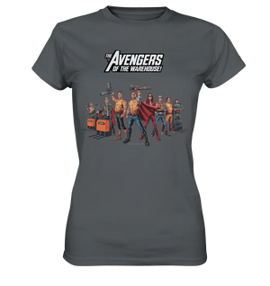 Lagerhelden – Humorvolle und kreative Teamwork Kunst - Ladies Premium Shirt - Bright Lights Arts