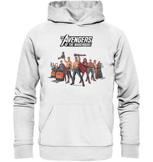 Lagerhelden – Humorvolle und kreative Teamwork Kunst - Organic Hoodie - Bright Lights Arts