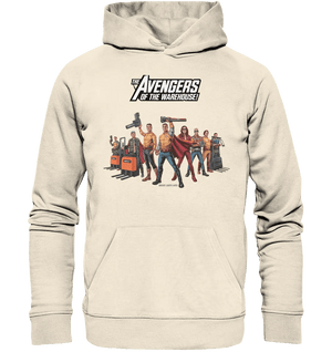 Lagerhelden – Humorvolle und kreative Teamwork Kunst - Organic Hoodie - Bright Lights Arts