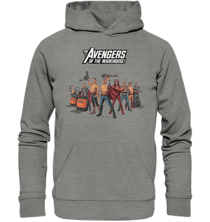 Lagerhelden – Humorvolle und kreative Teamwork Kunst - Organic Hoodie - Bright Lights Arts