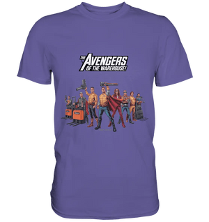 Lagerhelden – Humorvolle und kreative Teamwork Kunst - Premium Shirt - Bright Lights Arts