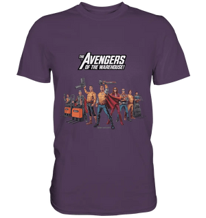 Lagerhelden – Humorvolle und kreative Teamwork Kunst - Premium Shirt - Bright Lights Arts