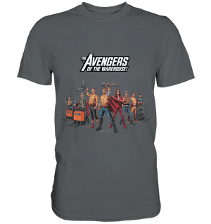 Lagerhelden – Humorvolle und kreative Teamwork Kunst - Premium Shirt - Bright Lights Arts