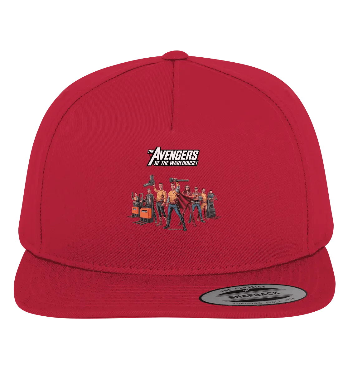 Lagerhelden – Humorvolle und kreative Teamwork Kunst - Premium Snapback - Bright Lights Arts