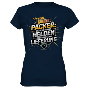 PACKER: Unsichtbare Helden der Logistik – Ein Design für Berufsstolz - Ladies Premium Shirt - Bright Lights Arts