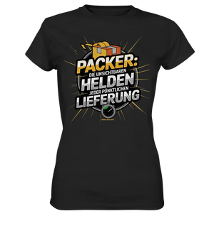 PACKER: Unsichtbare Helden der Logistik – Ein Design für Berufsstolz - Ladies Premium Shirt - Bright Lights Arts