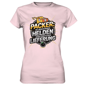 PACKER: Unsichtbare Helden der Logistik – Ein Design für Berufsstolz - Ladies Premium Shirt - Bright Lights Arts