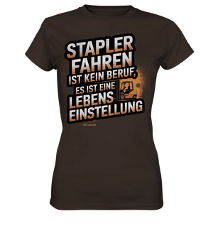 Stapler fahren – Mehr als ein Beruf, eine Lebenseinstellung! - Ladies Premium Shirt - Bright Lights Arts